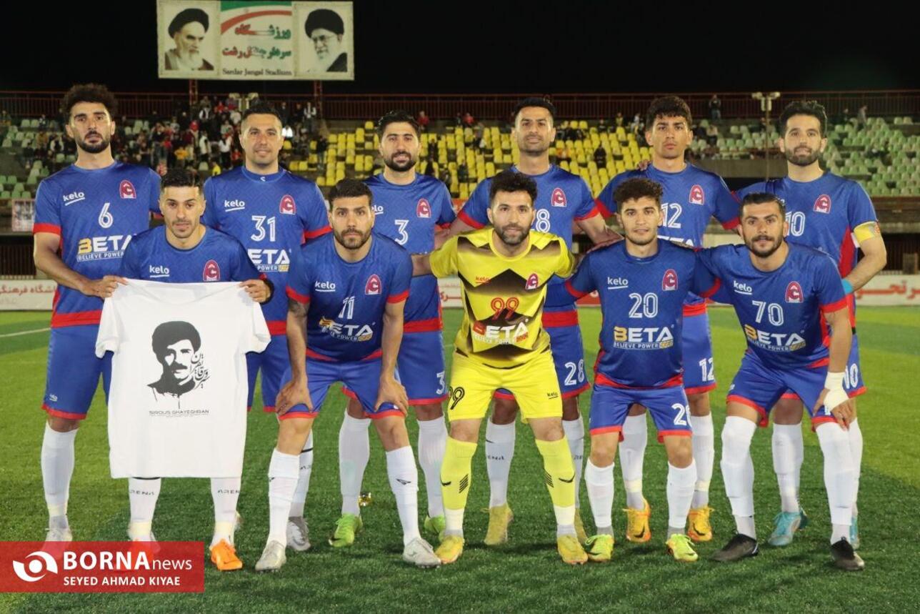 دیدار تیم های فوتبال سپیدرود رشت_ آینده سازان اردبیل