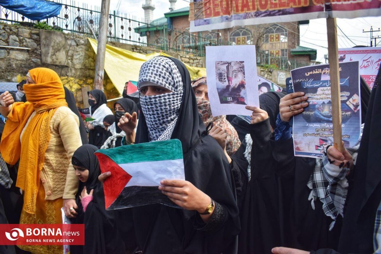 راهپیمایی روز جهانی قدس در کشمیر ھند