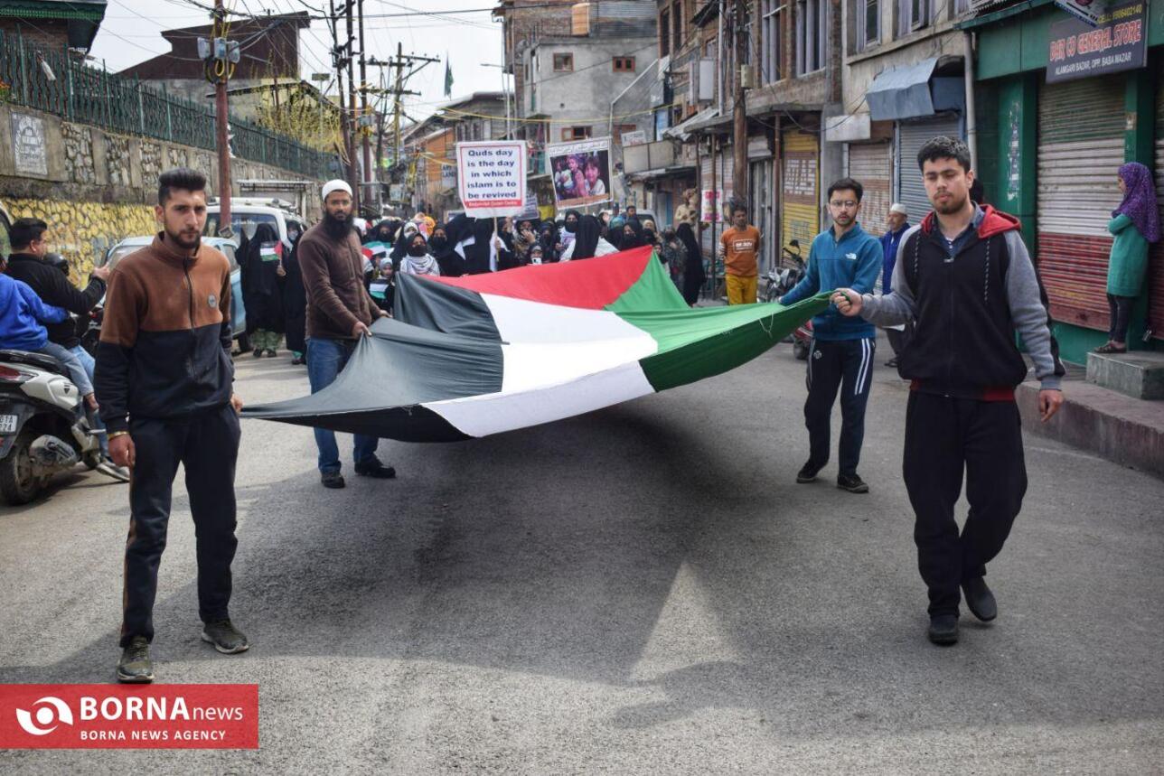 راهپیمایی روز جهانی قدس در کشمیر ھند
