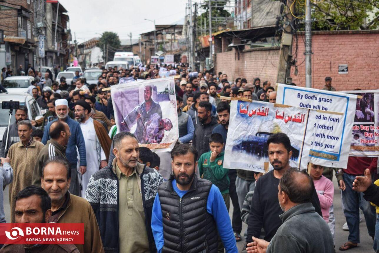 راهپیمایی روز جهانی قدس در کشمیر ھند
