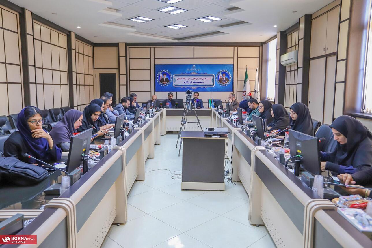 نشست خبری مدیرکل تعاون، کار و رفاه اجتماعی استان مرکزی