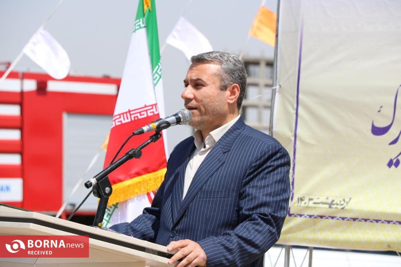 آئین کلنگ زنی خانه کشتی و ورزش‌های رزمی شهر کهریزک