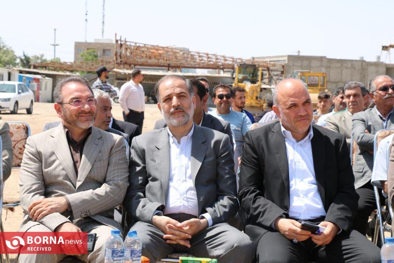 آئین کلنگ زنی خانه کشتی و ورزش‌های رزمی شهر کهریزک