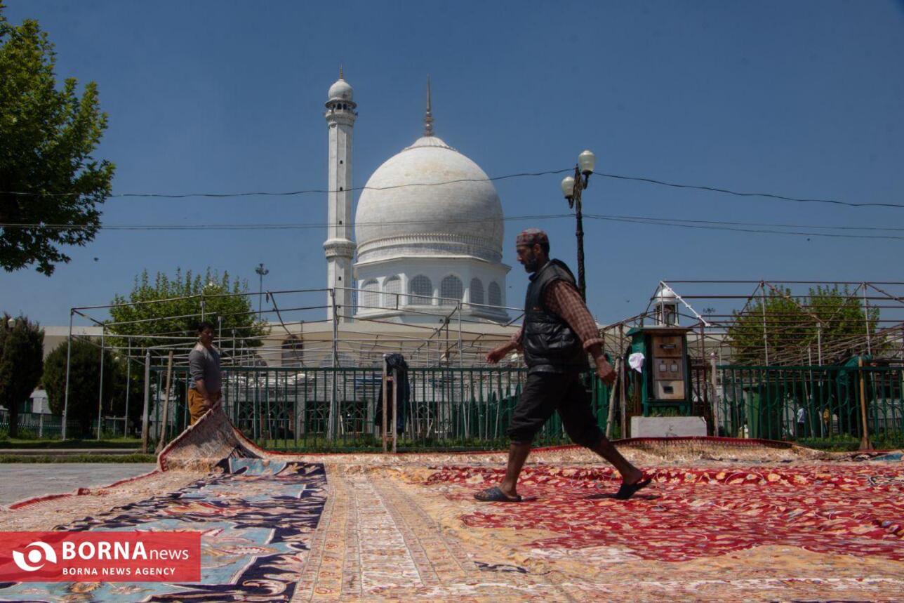 بزرگترین فرش دستباف کشمیر