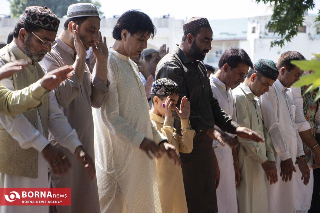 نماز عید قربان در کشمیر هند