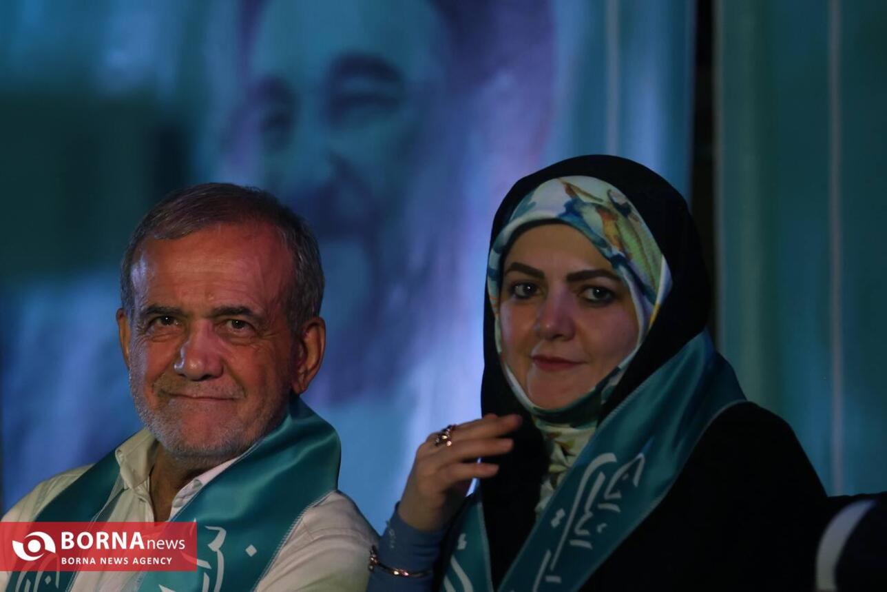 مسعود پزشکیان در آخرین همایش انتخاباتی در ورزشگاه حیدرنیا