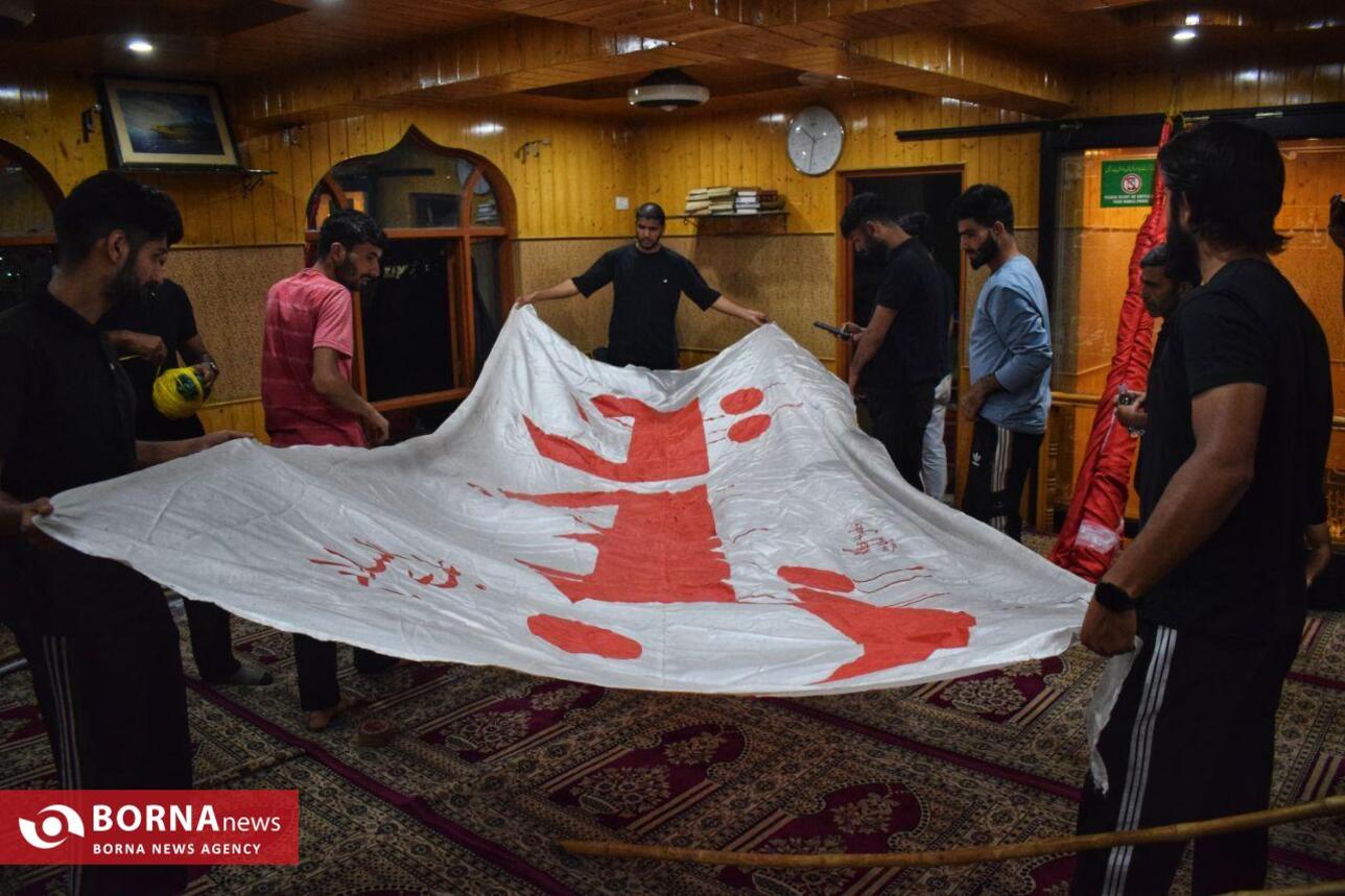 کشمیر سیاه‌پوش عزای حسینی شد