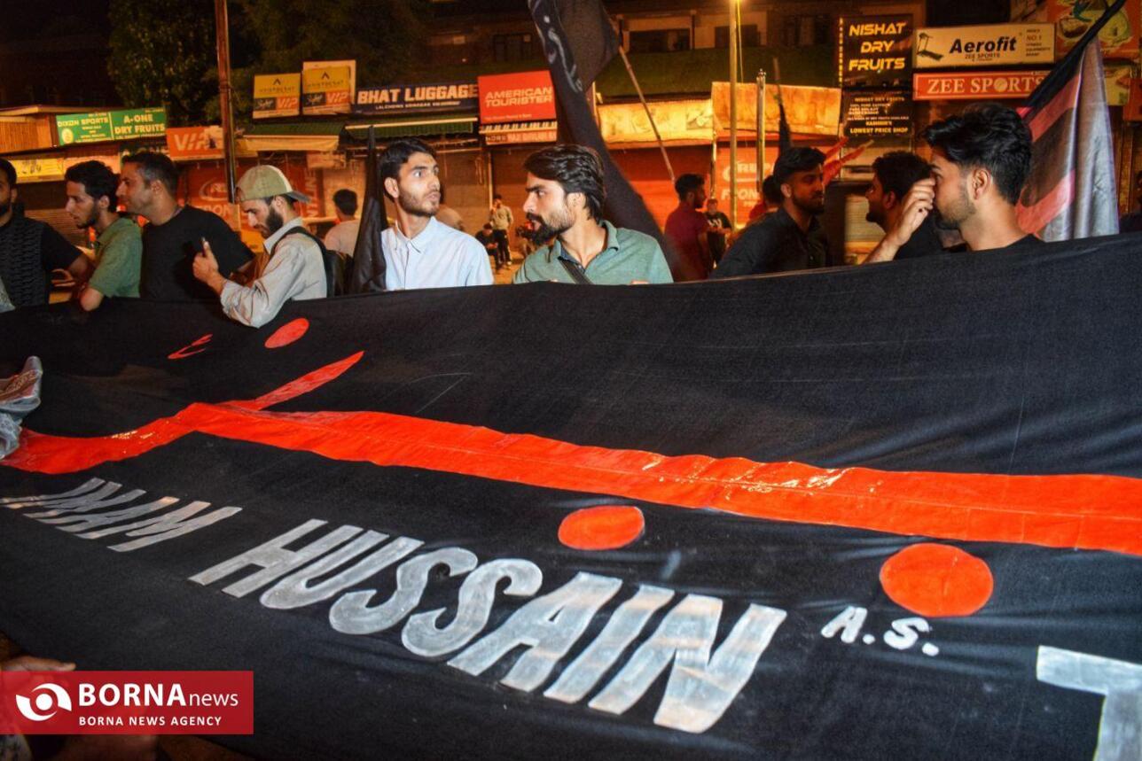 کشمیر سیاه‌پوش عزای حسینی شد