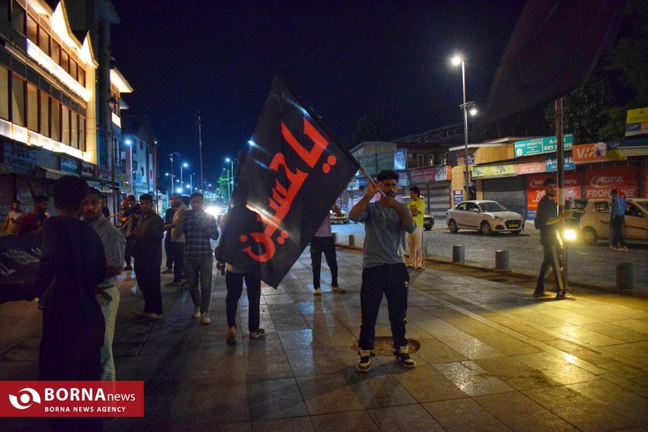 کشمیر سیاه‌پوش عزای حسینی شد