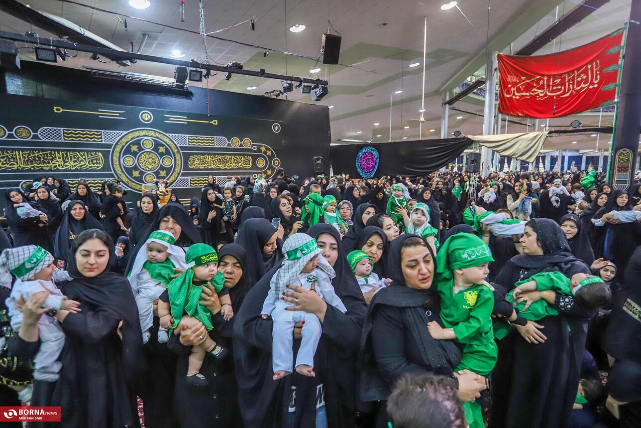 مراسم شیرخوارگان حسینی در اراک