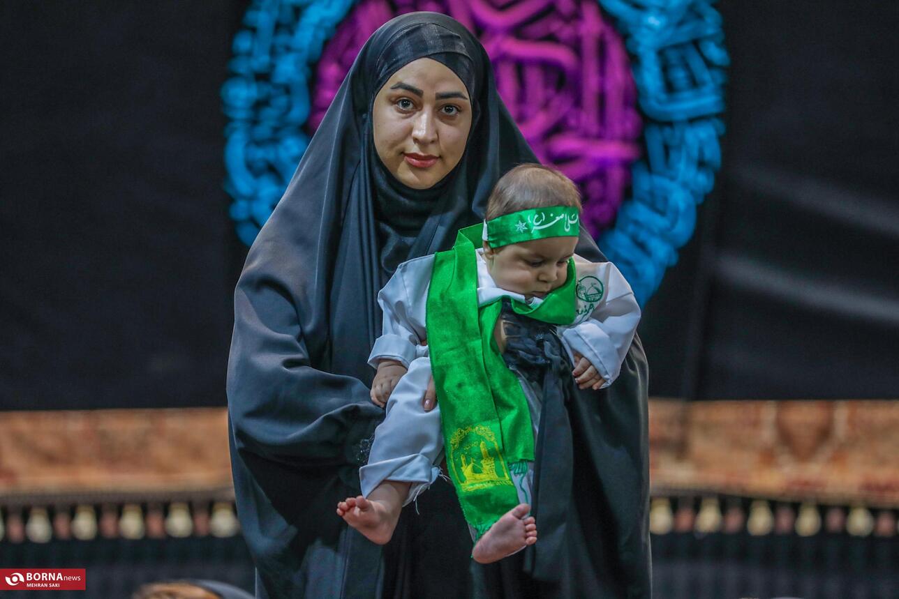 مراسم شیرخوارگان حسینی در اراک