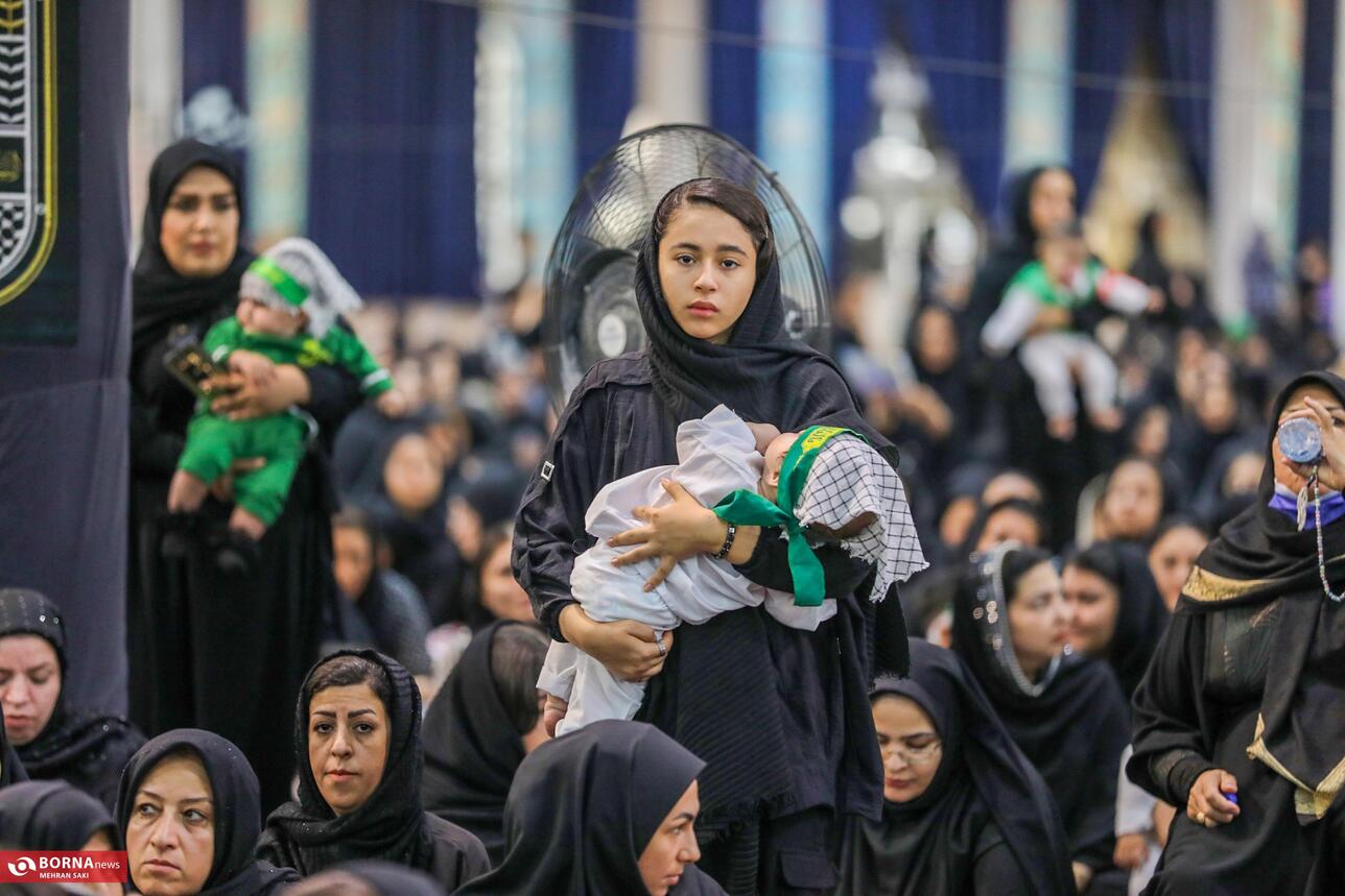 مراسم شیرخوارگان حسینی در اراک