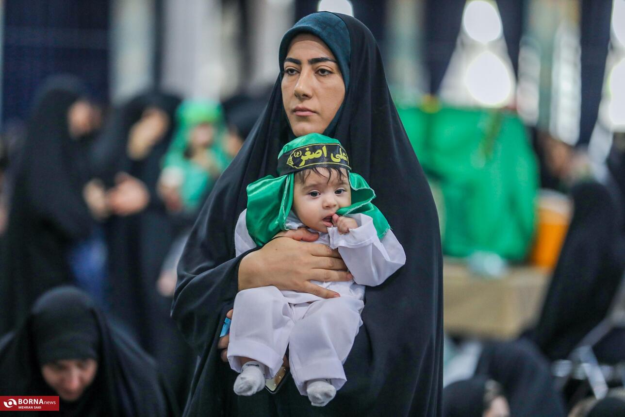 مراسم شیرخوارگان حسینی در اراک