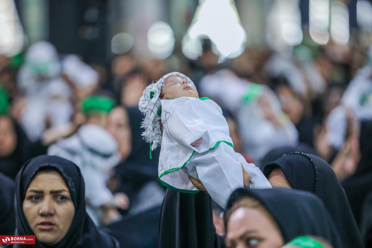 مراسم شیرخوارگان حسینی در اراک