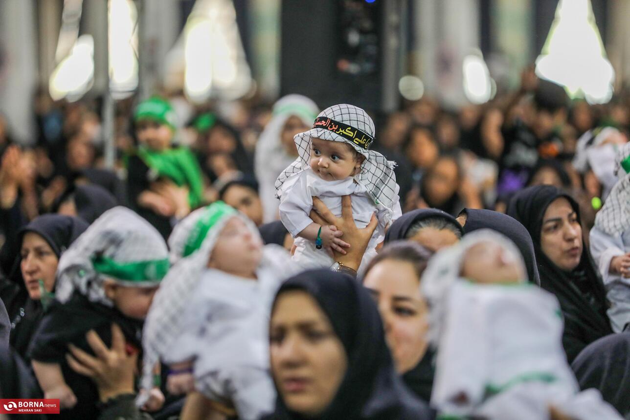 مراسم شیرخوارگان حسینی در اراک