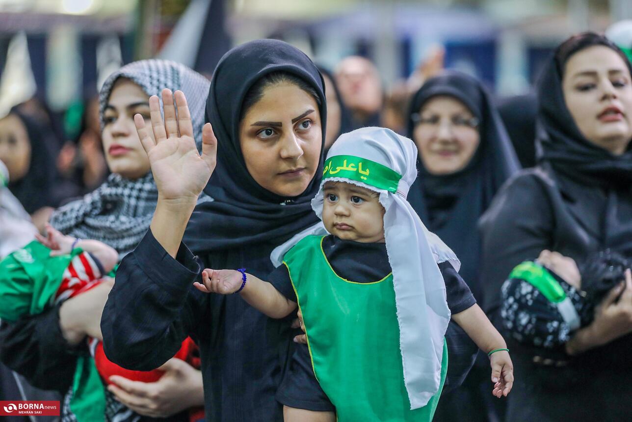 مراسم شیرخوارگان حسینی در اراک