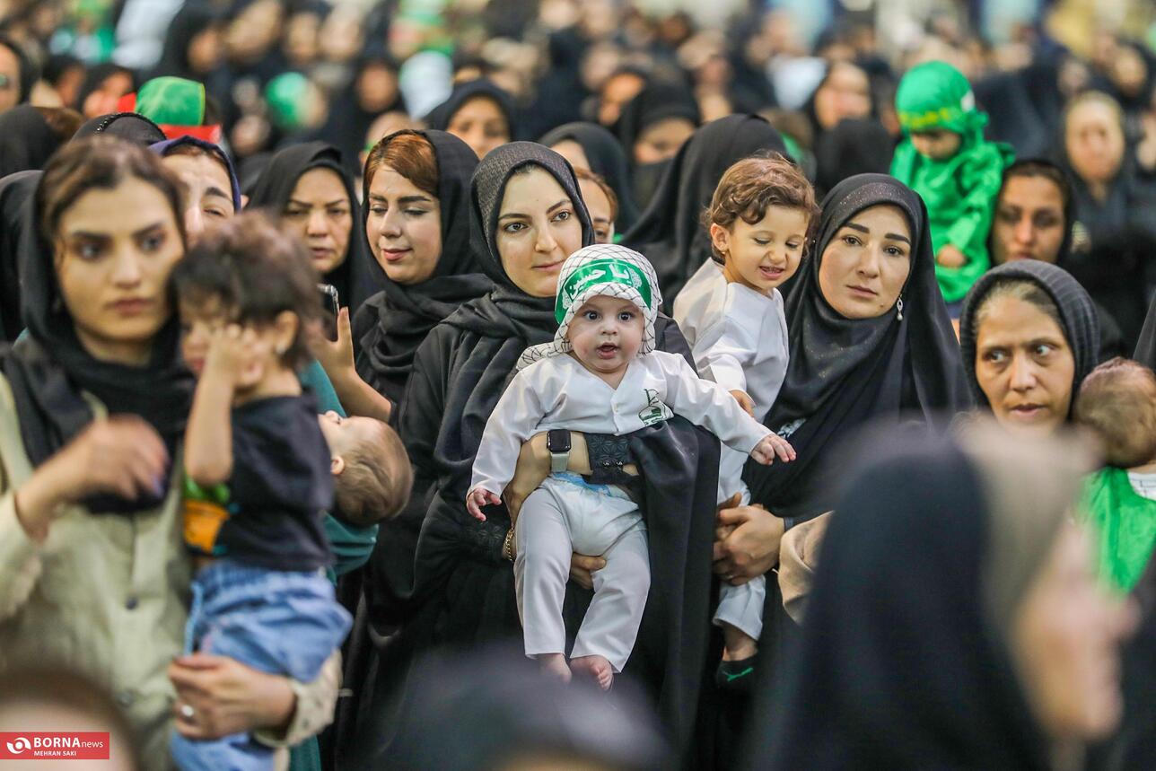 مراسم شیرخوارگان حسینی در اراک