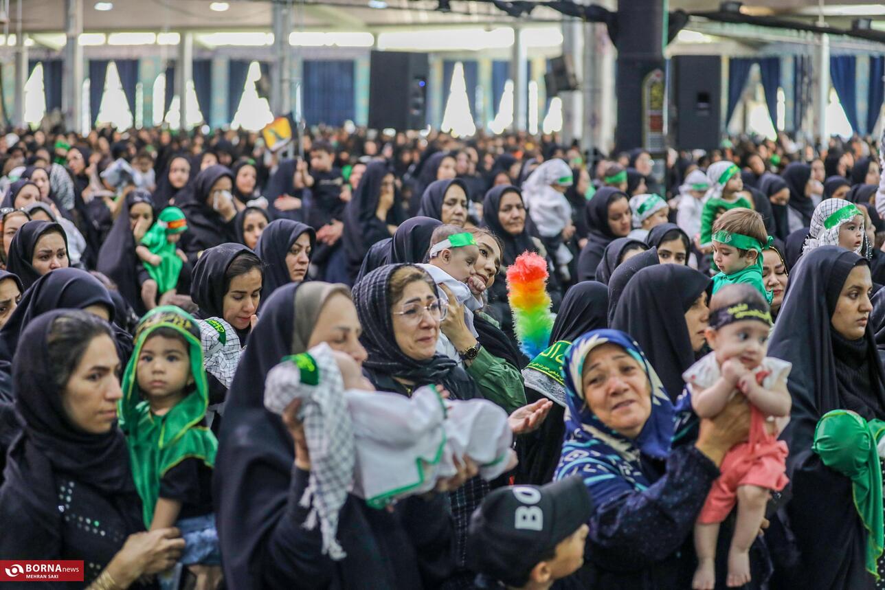 مراسم شیرخوارگان حسینی در اراک