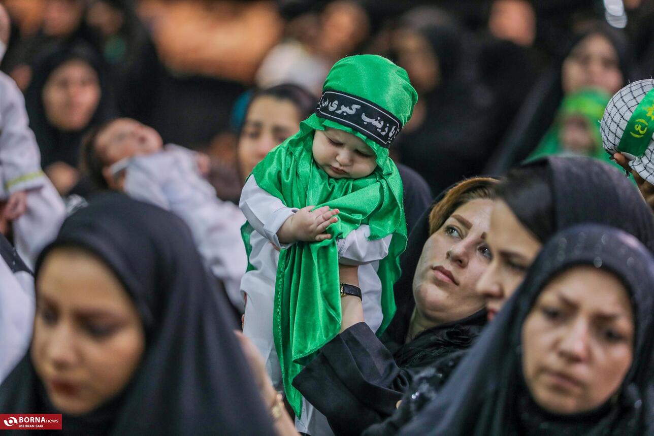 مراسم شیرخوارگان حسینی در اراک