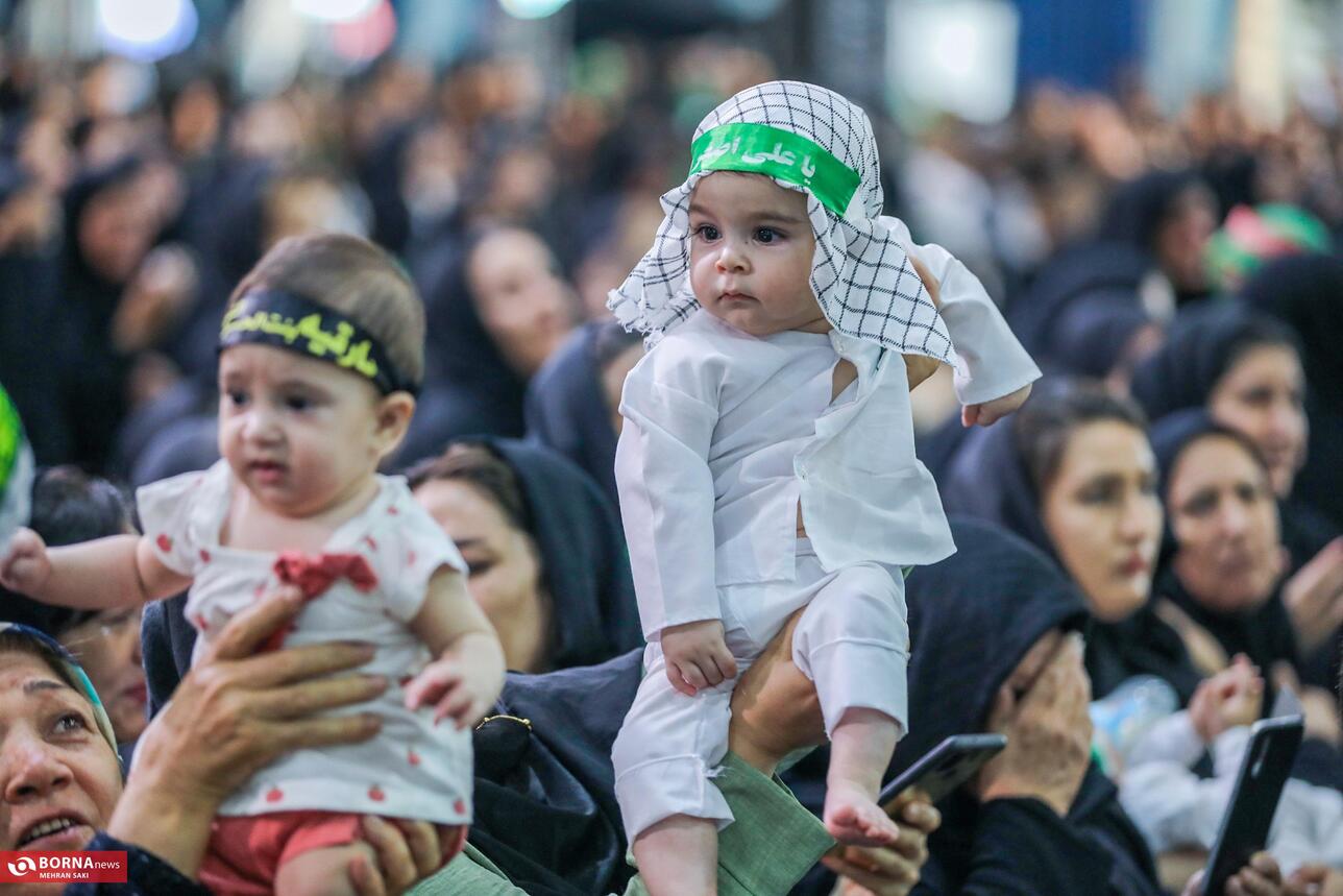 مراسم شیرخوارگان حسینی در اراک