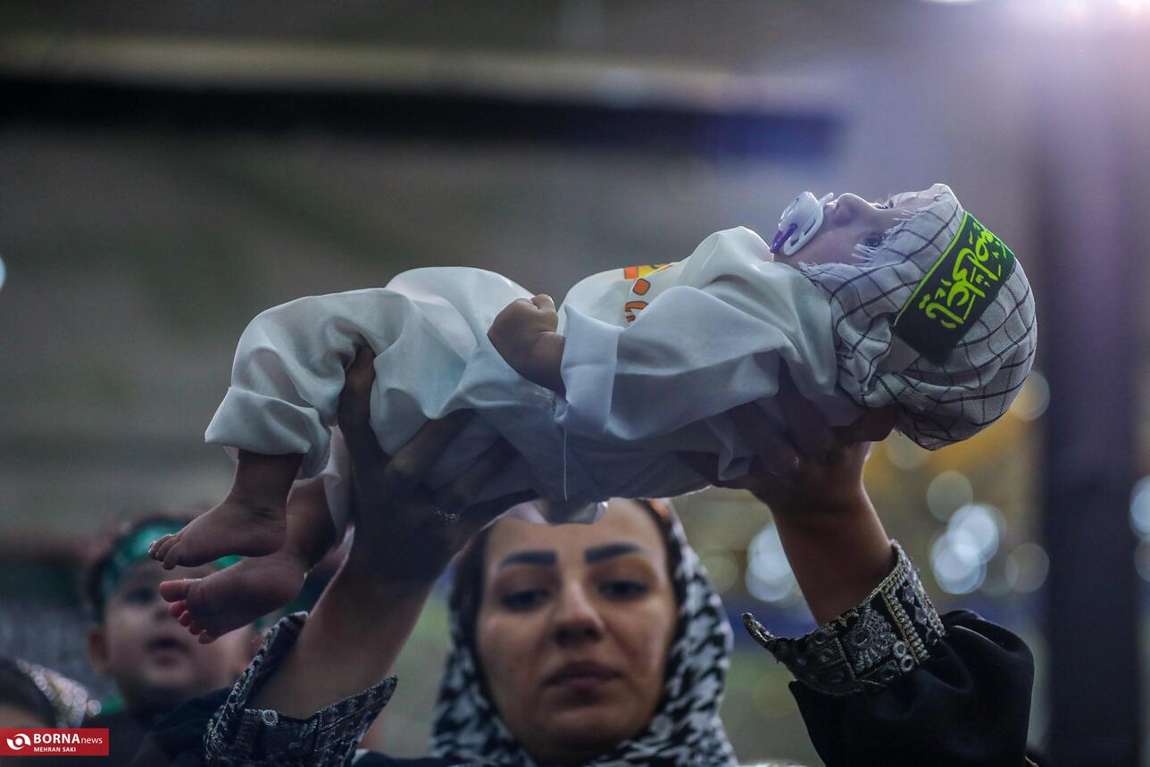 مراسم شیرخوارگان حسینی در اراک