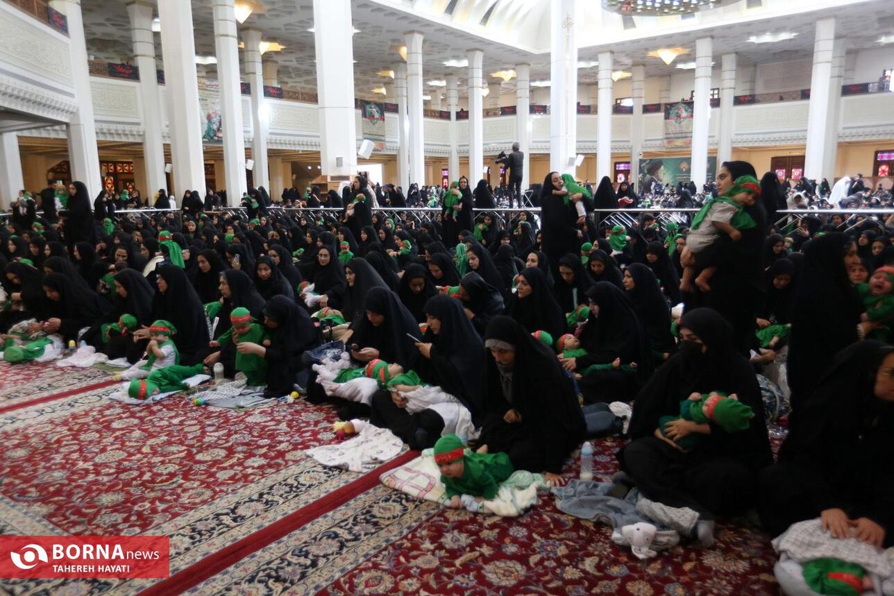 مراسم شیرخوارگان حسینی - شیراز