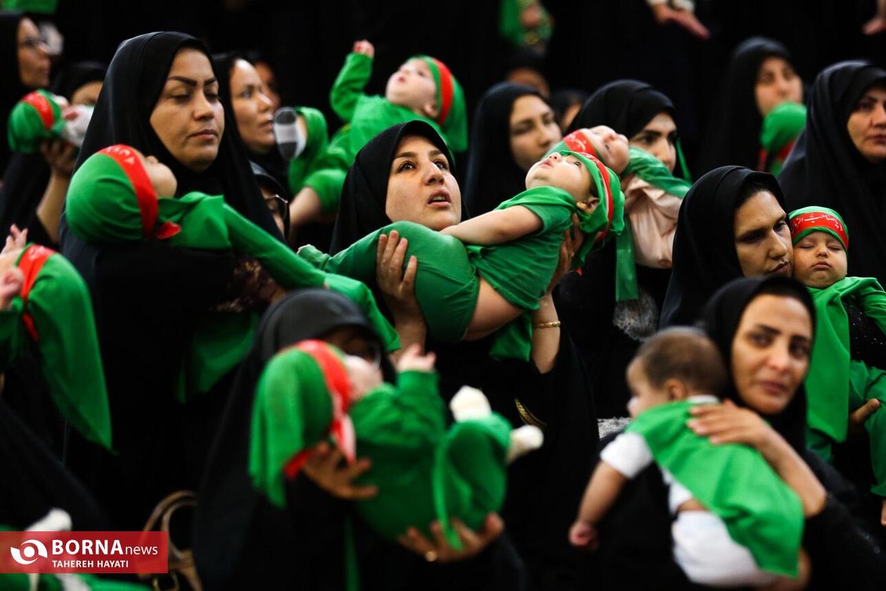 مراسم شیرخوارگان حسینی - شیراز