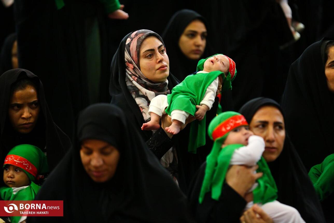 مراسم شیرخوارگان حسینی - شیراز