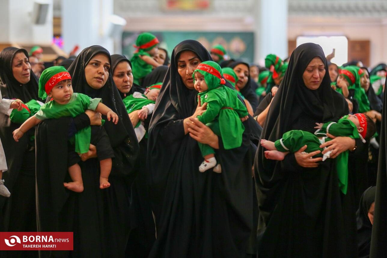 مراسم شیرخوارگان حسینی - شیراز