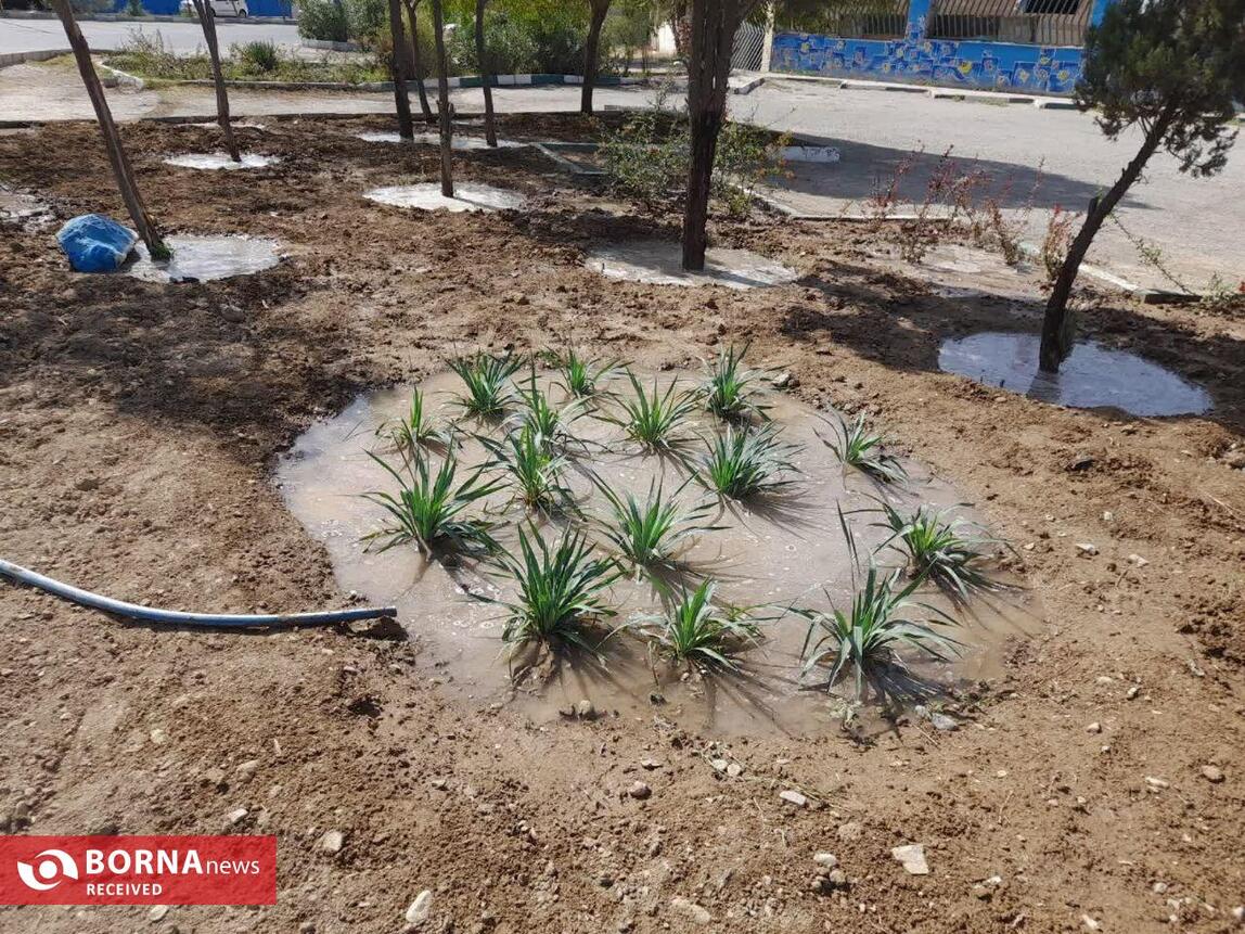 آماده سازی حاشیه استادیوم شهدای شهرقدس+عکس