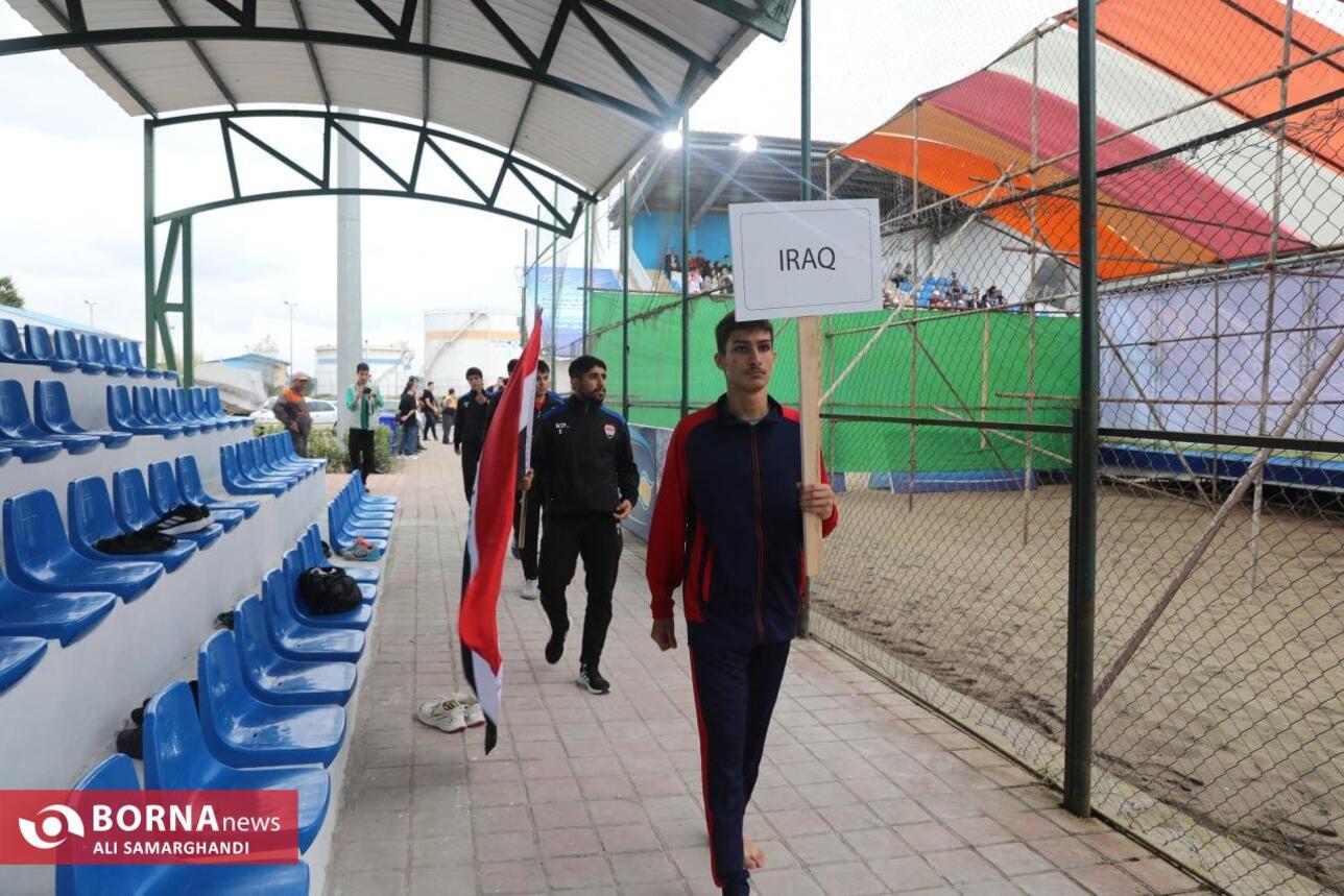 آیین افتتاحیه مسابقات کبدی ساحلی قهرمانی جهان