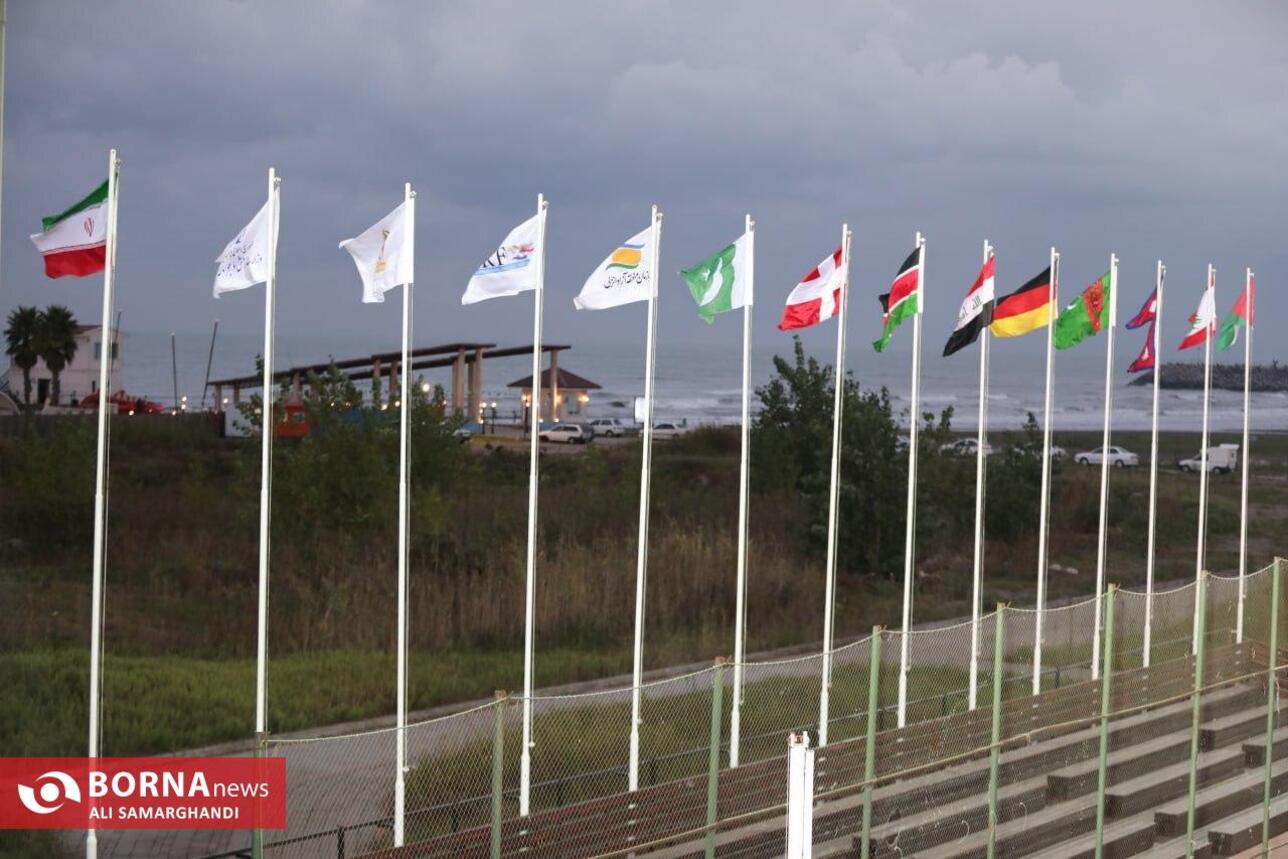 آیین افتتاحیه مسابقات کبدی ساحلی قهرمانی جهان