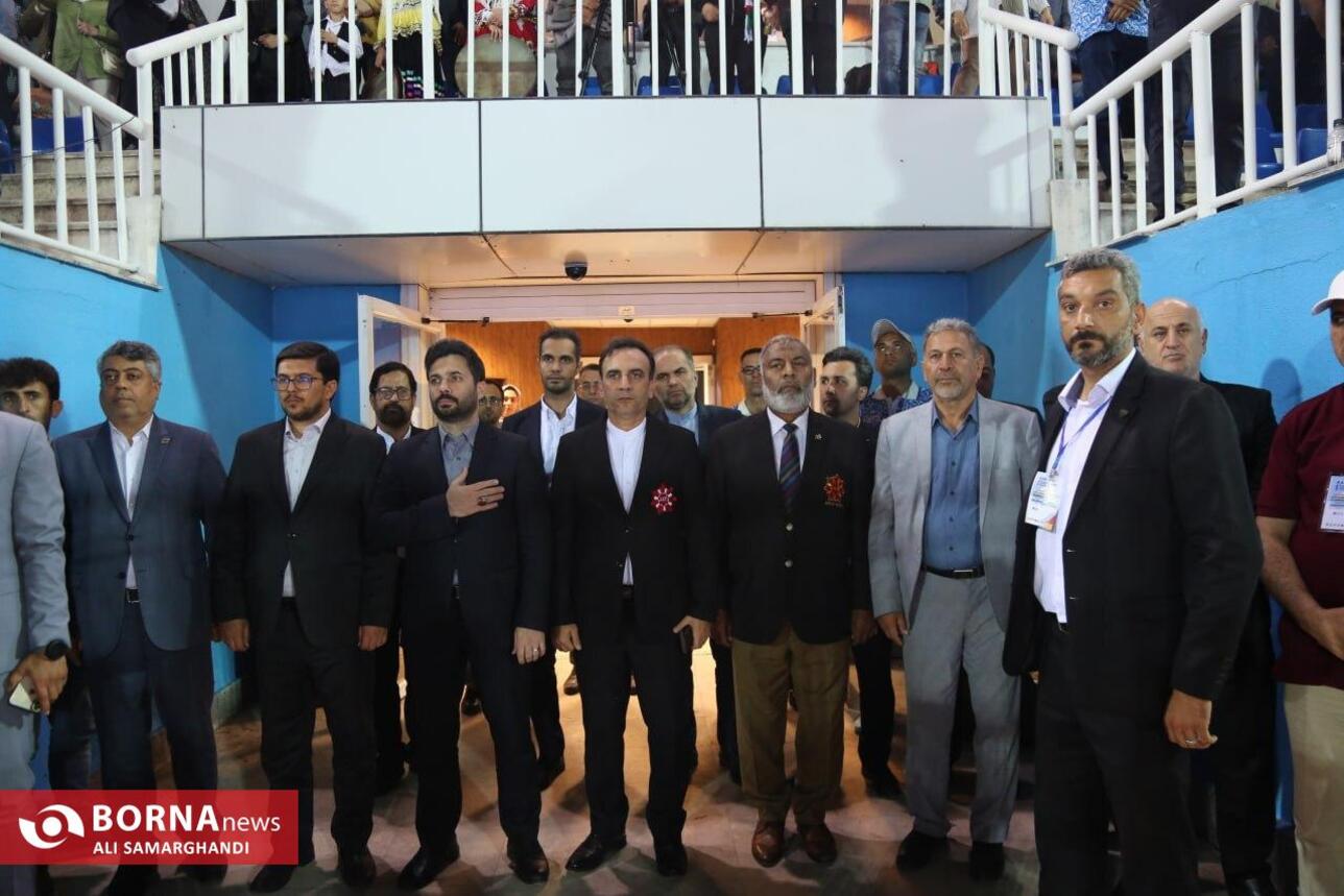 آیین افتتاحیه مسابقات کبدی ساحلی قهرمانی جهان