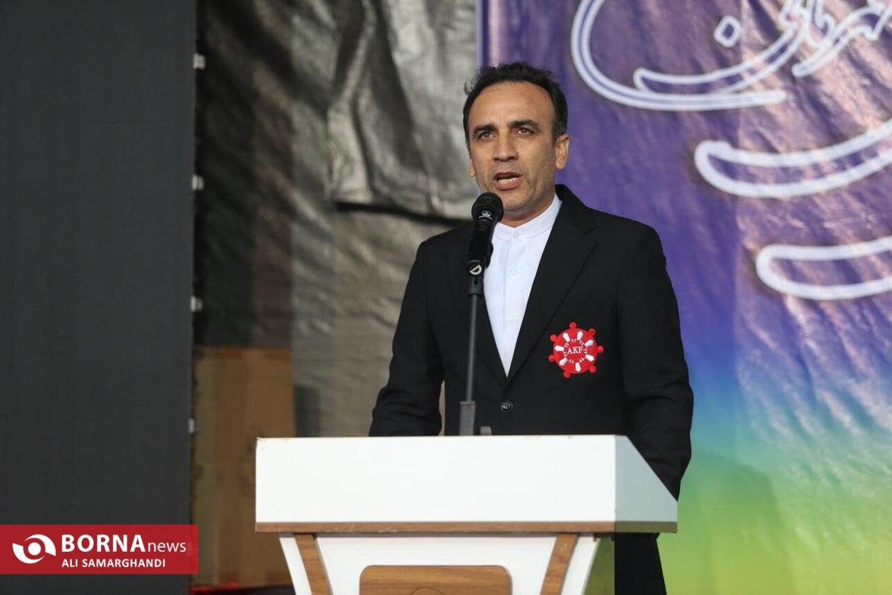 آیین افتتاحیه مسابقات کبدی ساحلی قهرمانی جهان