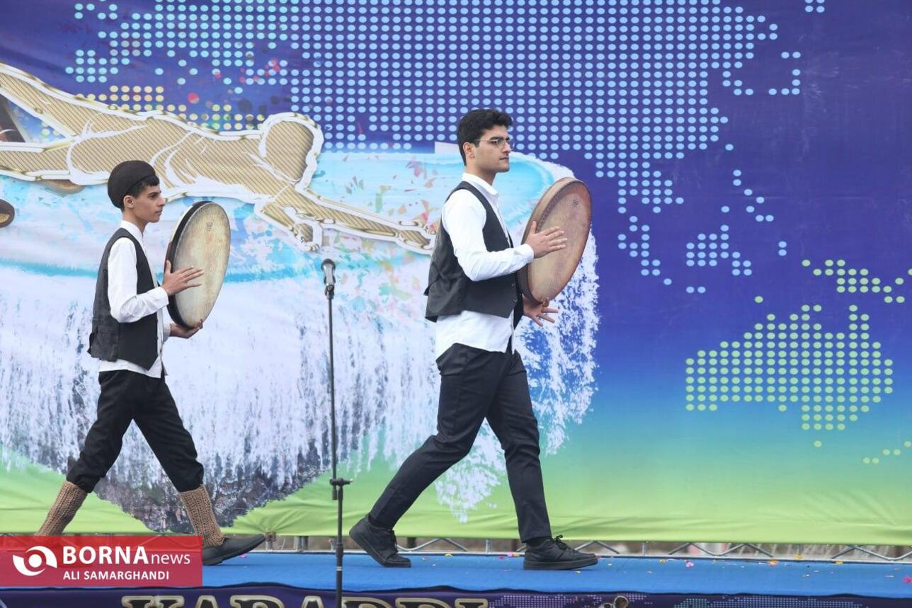 آیین افتتاحیه مسابقات کبدی ساحلی قهرمانی جهان