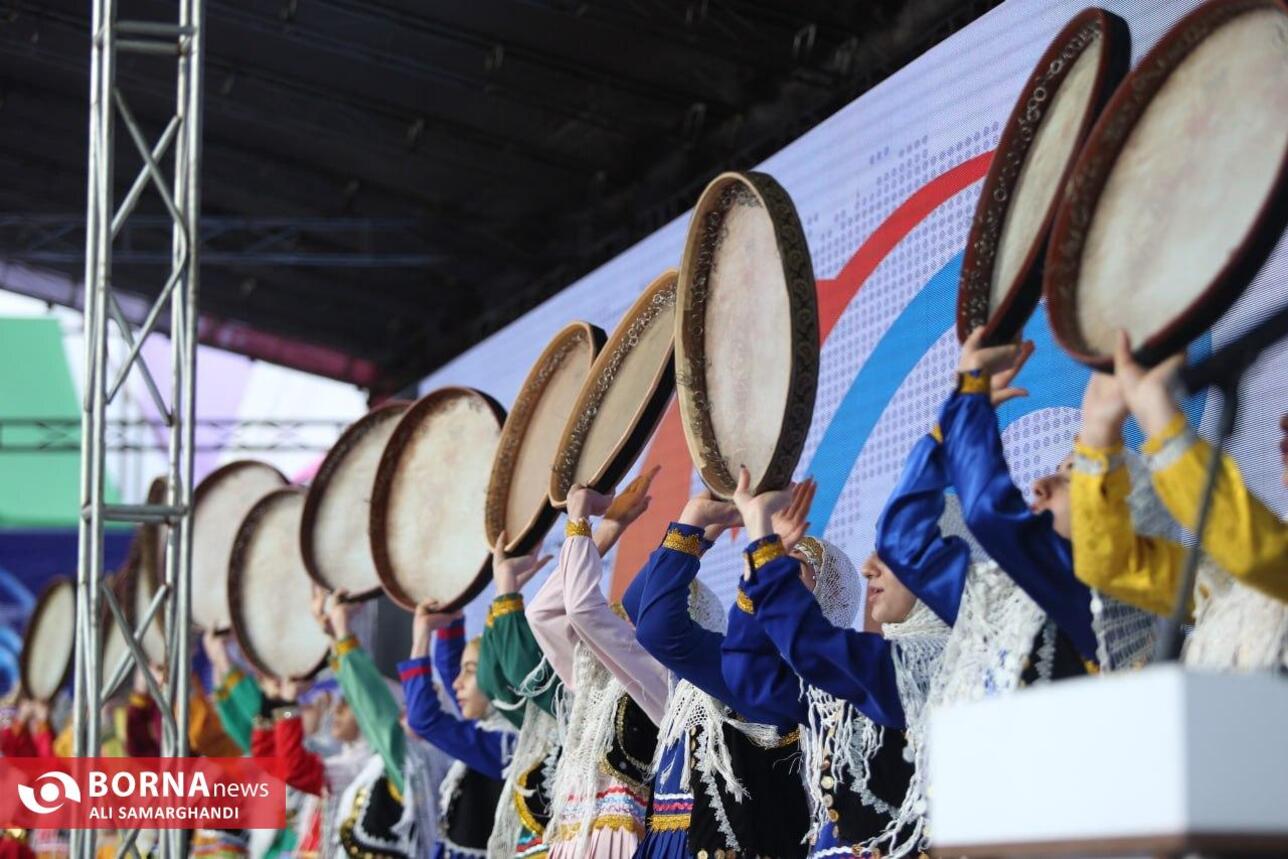 آیین افتتاحیه مسابقات کبدی ساحلی قهرمانی جهان