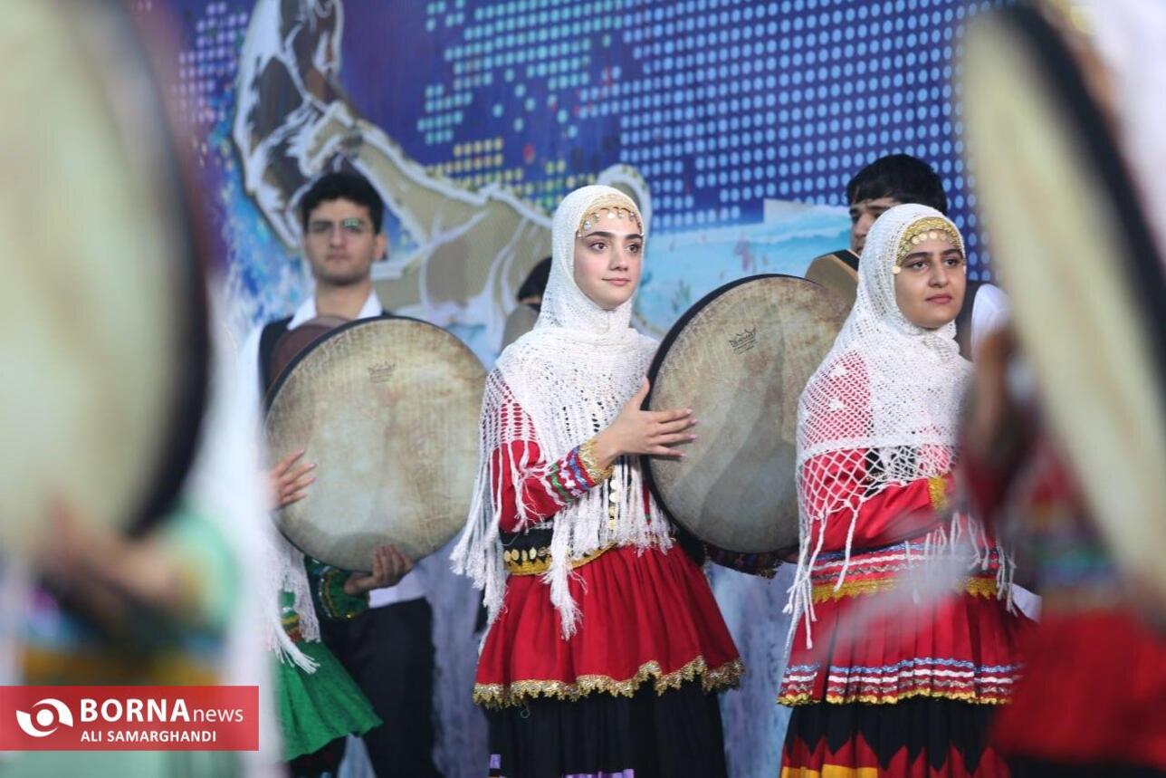 آیین افتتاحیه مسابقات کبدی ساحلی قهرمانی جهان