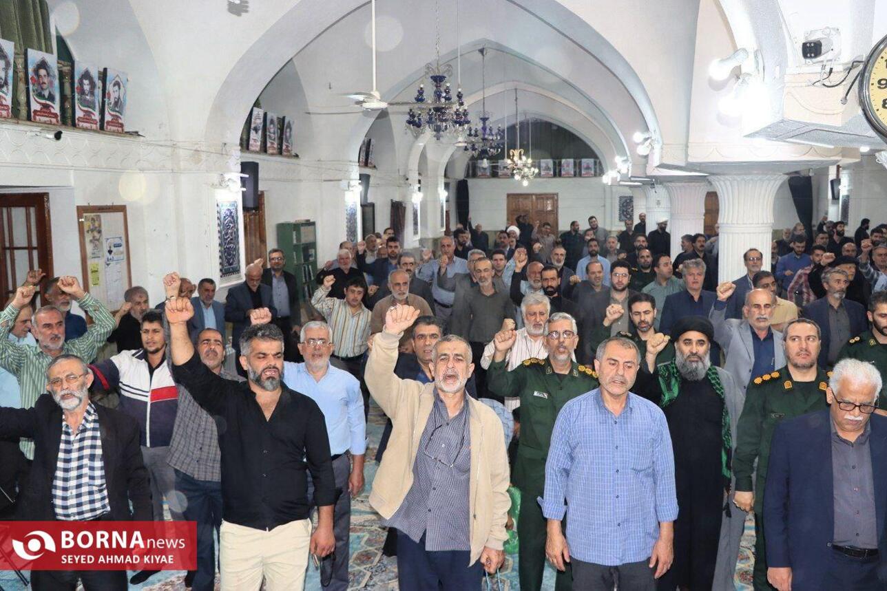 گرامیداشت یاد سردار مقاومت سید حسن نصرالله و سردار نیلفروشاندر در لاهیجان