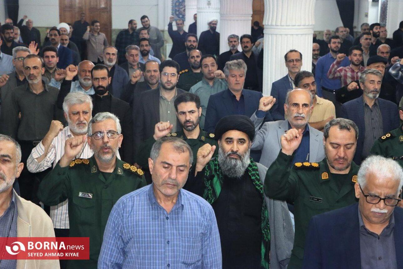 گرامیداشت یاد سردار مقاومت سید حسن نصرالله و سردار نیلفروشاندر در لاهیجان