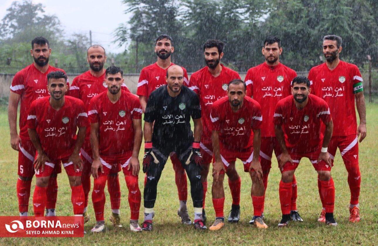 دیدار تیم های فوتبال شهرداری ماسال_ سینا کلاچای