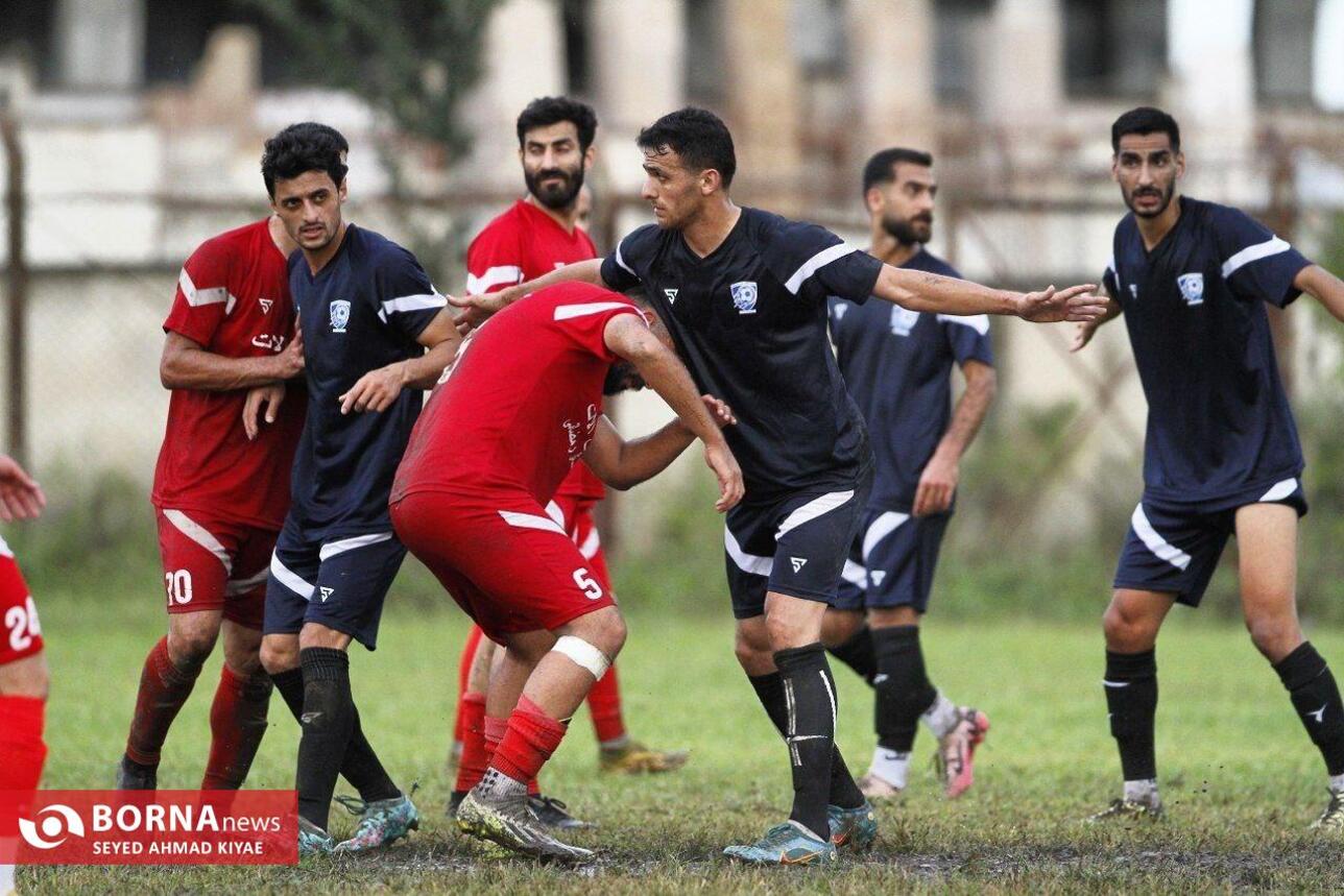 دیدار تیم های فوتبال شهرداری ماسال_ سینا کلاچای