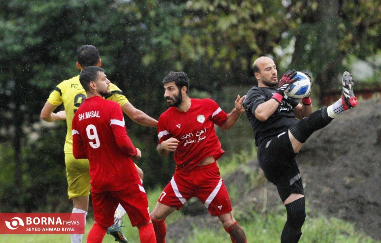 دیدار تیم های فوتبال شهرداری ماسال_ سینا کلاچای