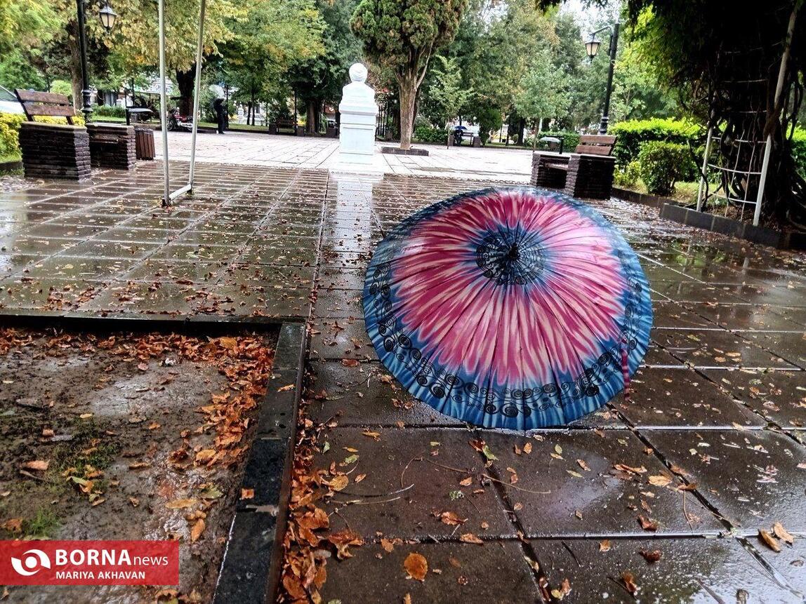 چشم انداز پاییز در رشت_ مهرماه ۱۴۰۳