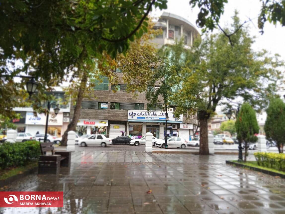 چشم انداز پاییز در رشت_ مهرماه ۱۴۰۳