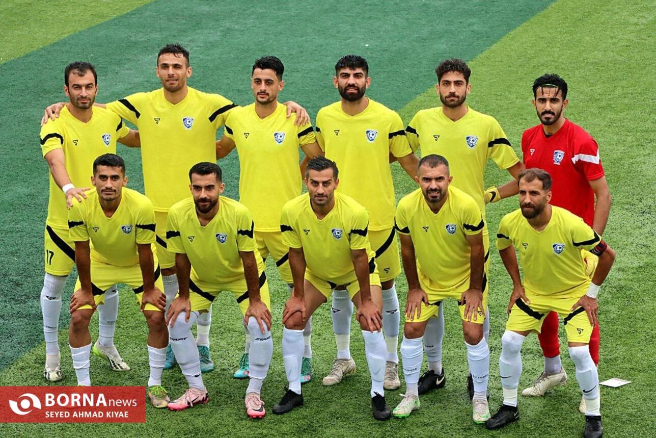 دیدار تیم های فوتبال سینا کلاچای _ شاهین خشکبیجار