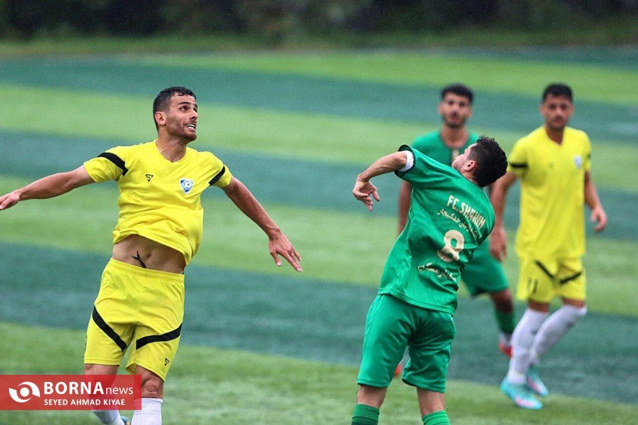 دیدار تیم های فوتبال سینا کلاچای _ شاهین خشکبیجار