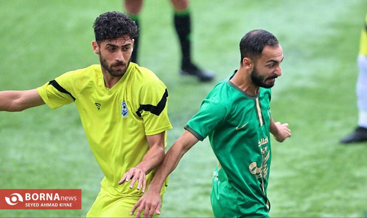 دیدار تیم های فوتبال سینا کلاچای _ شاهین خشکبیجار