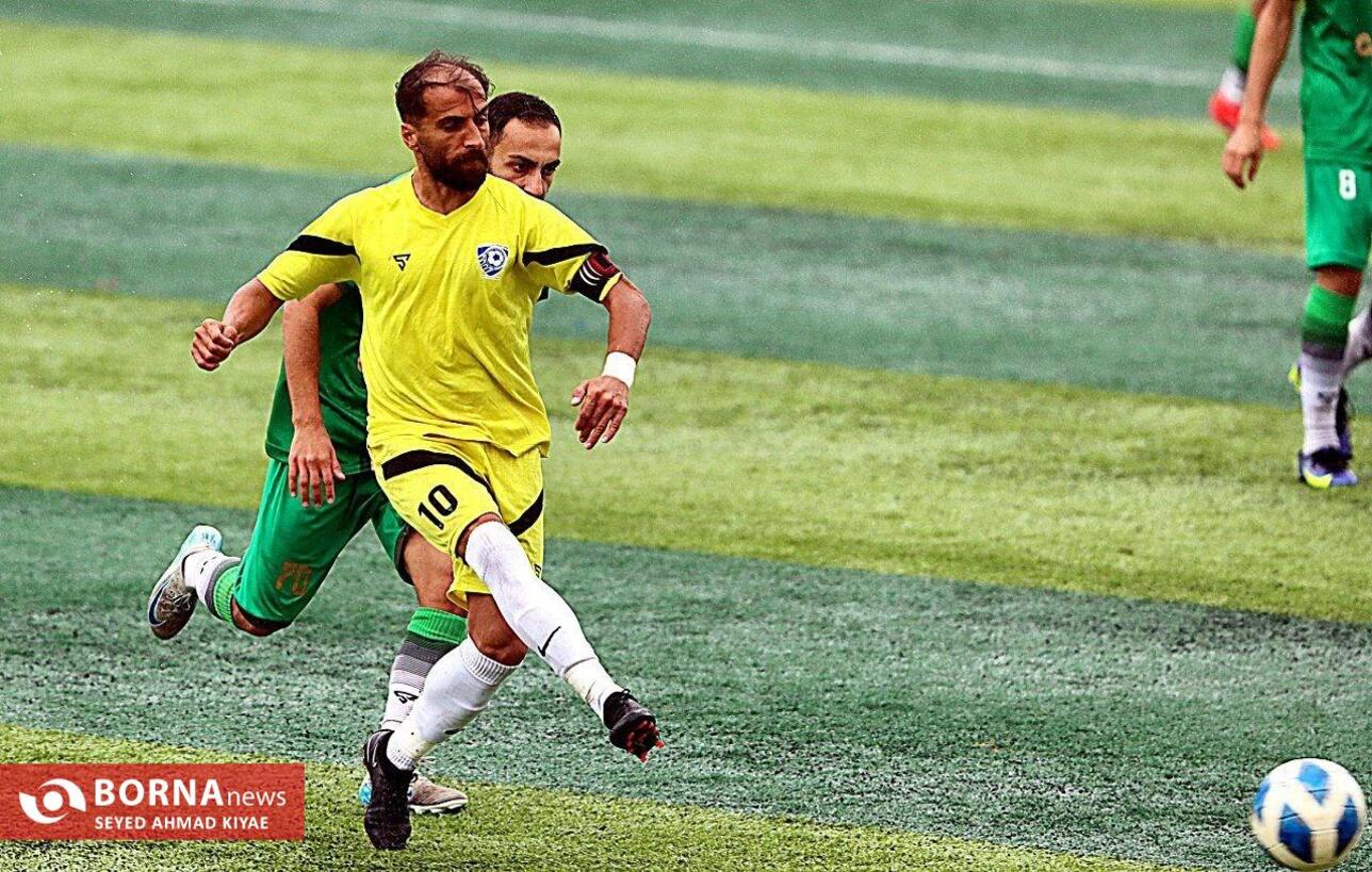 دیدار تیم های فوتبال سینا کلاچای _ شاهین خشکبیجار