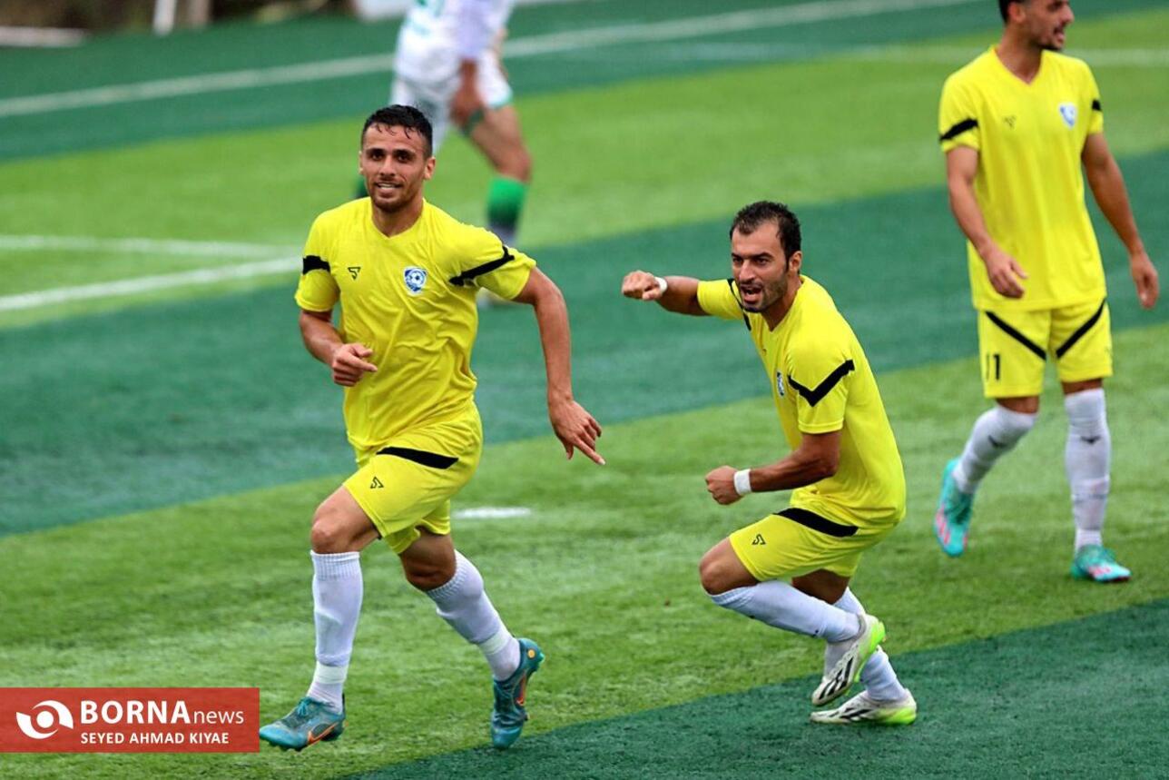 دیدار تیم های فوتبال سینا کلاچای _ شاهین خشکبیجار