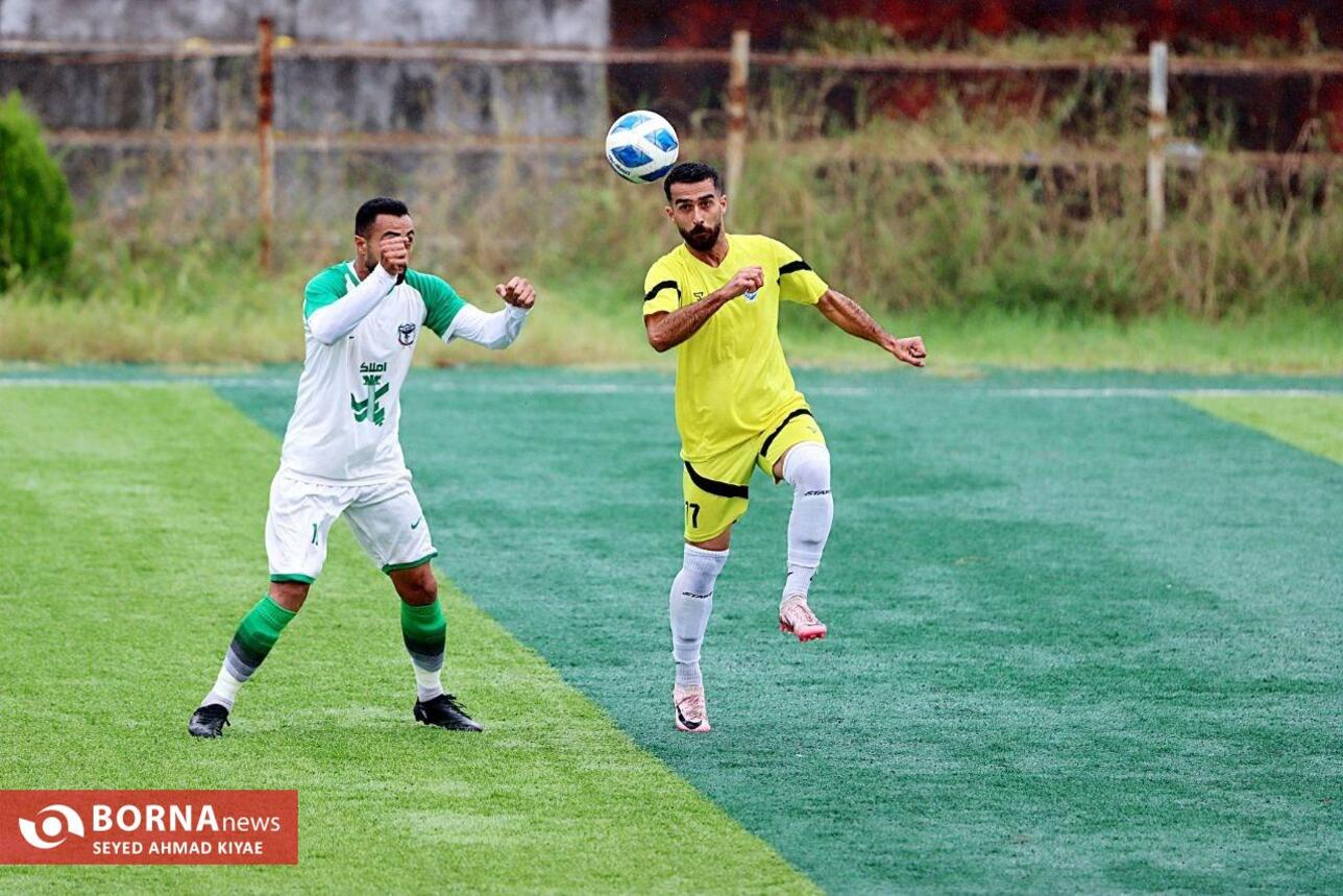 دیدار تیم های فوتبال سینا کلاچای _ شاهین خشکبیجار